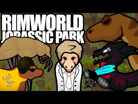 The GREATEST Animal Museum in Rimworld! | Rimworld: Jorassic Park #1