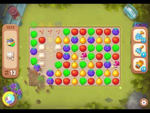 Gardenscapes Level 1278 NO BOOSTERS