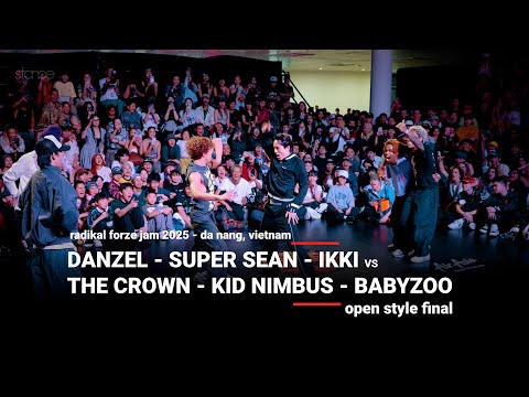 Danzel, Sean, Ikki vs The Crown, Kid Nimbus, BabyZoo [open styles final] 👟 // stance x RF JAM 2025