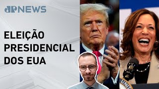 Pesquisa Reuters/Ipsos aponta empate técnico entre Trump e Kamala; Neitzke comenta