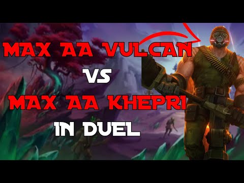 AUTO ATTACK KHEPRI VS MAX ATTACK SPEED VULCAN - Ranked Duel - Smite