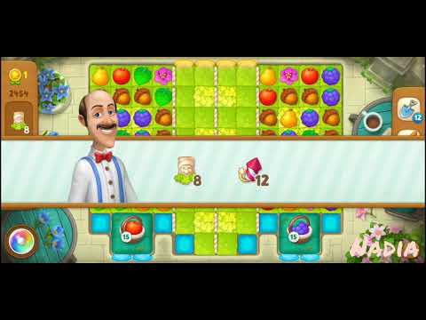 Gardenscapes Level 2454. No Boosters used