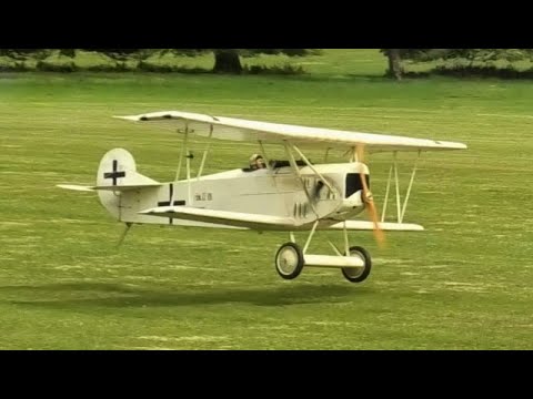 DAWN PATROL - 5 GIANT 1/3 SCALE WW1 SCOUT / FIGHTERS DISPLAY - WESTON PARK  RC SHOW - 2025