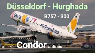 Condor airlines, Düsseldorf (DUS) - Hurghada (HRG) Boeing 757-300