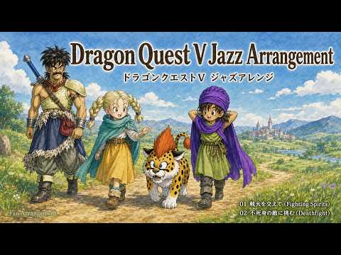 【DQ5】Fighting Spirits / 戦火を交えて - Jazz Harmony Strings / Deathfight / 不死身の敵に挑む - Symphonic Jazz