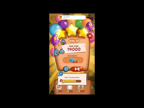 Angry Birds Blast Level 121 - 125