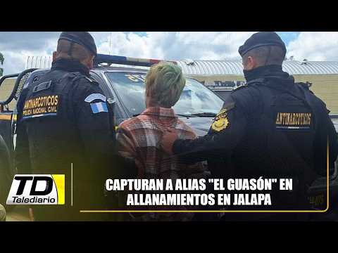 Capturan a alias "El Guasón" en allanamientos en Jalapa