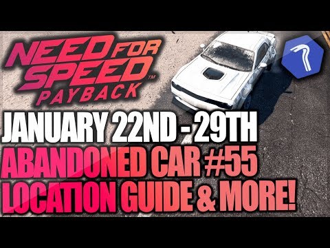 Need For Speed Payback Abandoned Car #55 - Location Guide + Gameplay - DODGE COLD RIM CHALLENGER!