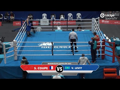 Vassiliy Levit (KAZ) vs. Seydi Coupe (FRA) Boxam Tournament 2021 QF’s (91kg)