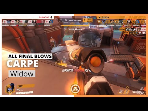 CARPE WIDOW Highlights vs Dragons | All the Final Blows | OWL Season 2021 Week 3