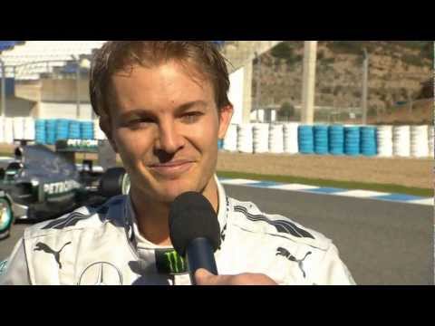 F1 W04 launch - Nico Rosberg interview