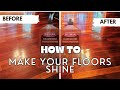 Weiman Floor Polish Before After Test