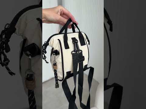 Мини сумка-рюкзак из плащевой ткани - фото 1 - id-p2993978993