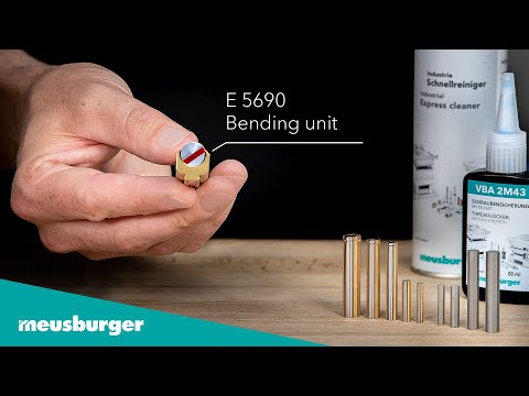 Meusburger technical tip - E 5690 Bending unit