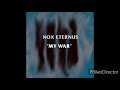 NOX ETERNUS MY WAR Black Flag Cover