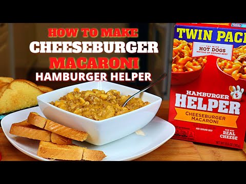HAMBURGER HELPER | HOW TO MAKE CHEESEBURGER MACARONI HAMBURGER HELPER VIDEO RECIPE VEL DOGGS KITCHEN