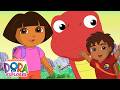 Dora The Explorer Visits The Dinosaurs With Diego Dora Friends