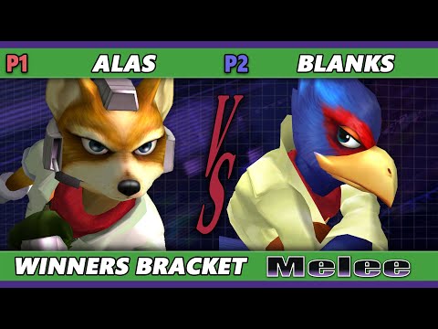 S@X 478 - Alas (Fox) Vs. Blanks (Falco) Smash Melee - SSBM