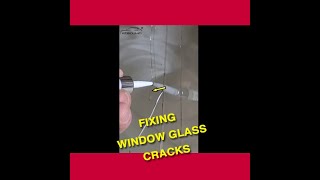 How to repair a cracked window with windshield repair kit