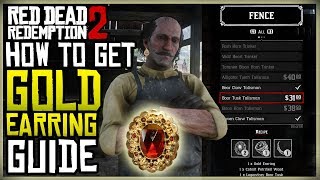 HOW TO GET THE GOLD EARRING FOR THE BOAR TUSK TALISMAN - RED DEAD REDEMPTION 2