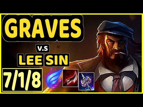 CINKROF (GRAVES) vs LEE SIN - 7/1/8 KDA JUNGLE CHALLENGER GAMEPLAY - EUW