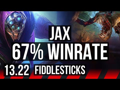 JAX vs FIDDLE (TOP) | 67% winrate, 9/2/3 | KR Master | 13.22