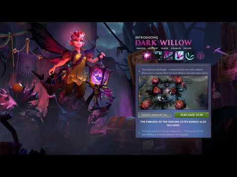 Dark Willow NEW HERO Introduction - Dota 2