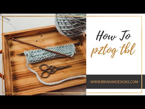 P2tog Tbl Purl Two Stitches Together Through The Back Loop Quick Knitting Decrease Instructions