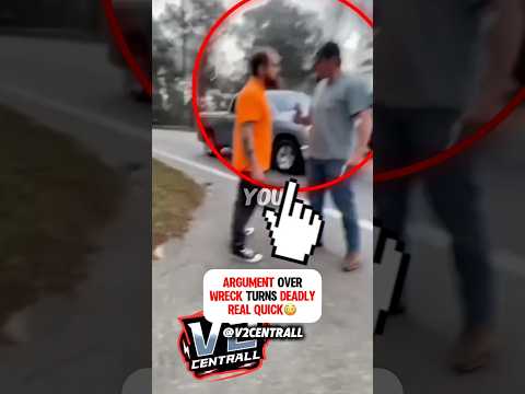 Argument Over Wreck Turns Deadly Real Quick😳