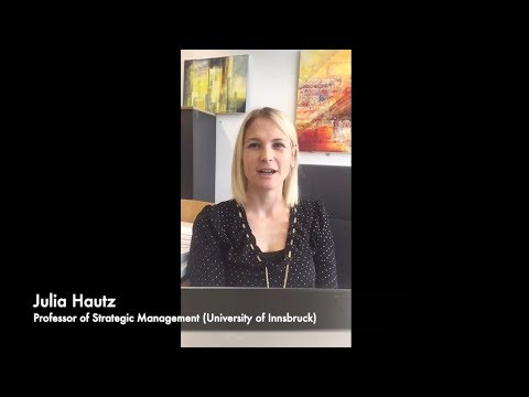 SAP Vlog: Julia Hautz on "Open strategy: Dimensions, dilemmas, dynamics"