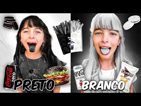 COMIDA PRETA X COMIDA BRANCA - Desafio!