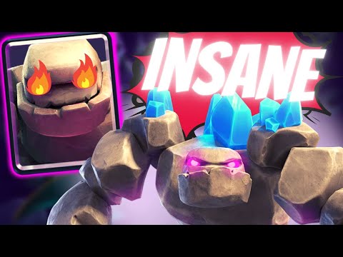 100% IMPOSSIBILE DA DIFENDERE!!! TOP DECK GOLEM [clash royale ita]