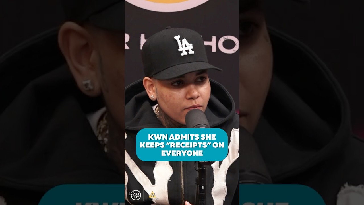 KWN admits to keeping receipts on everyone 😅😅 #nessa #kwn #hot97