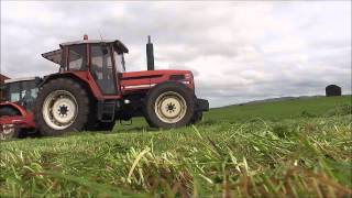 Cutting Silage In County Tyrone, Ireland.