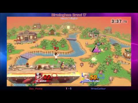 Bham Brawl 17 - Smash 4 Singles - Doc_Pickle (Dr. Mario, Mario) vs Dr. F (Rosalina & Luma)