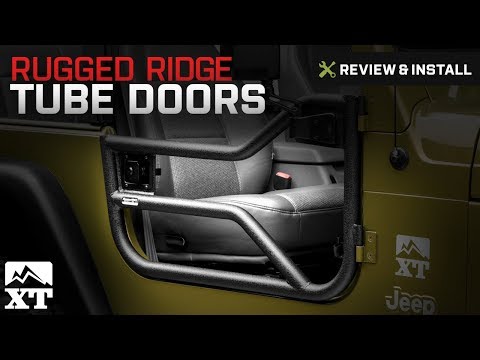 Jeep Wrangler (1997-2006 TJ) Rugged Ridge Tube Doors - Pair, Textured Black Review & Install