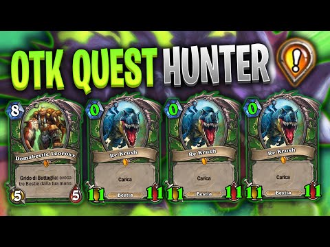 LEOROXX FUNZIONA IN OTK QUEST HUNTER!! [HEARTHSTONE ITA]
