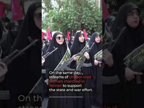 Iranian women defy law and run Tehran race without hijab | AJ #shorts