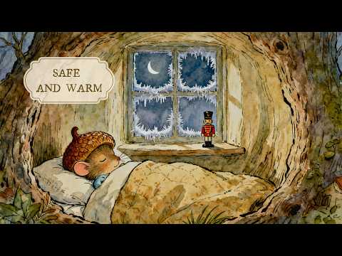 A Quiet Winter Night ❄ Cozy Storybook Folk Music | The Quiet Village