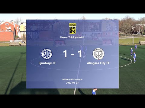 220227 Sjuntorps IF - Alingsås City FF, Höjdpunkter