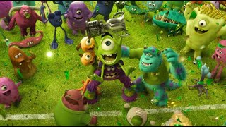 Scare game final challenge scene (Monsters University 2013)