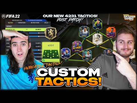 RANK 1 4231 CUSTOM TACTICS! 🔥 Win More Games! | 4231 Custom Tactics & Player Instructions! FIFA 22