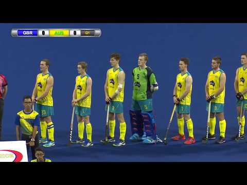 Great Britain v Australia Gold medal match Sultan of Johor Cup Hockey 2017