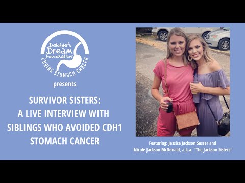 Survivor Sisters: A LIVE Interview with Siblings Who Avoided CDH1 Stomach Cancer