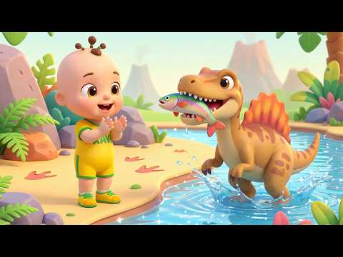 Dinosaur Song for Kids | Learn Dinosaur Names | T Rex, Spinosaurus & More | Baby Xavi Kids Songs
