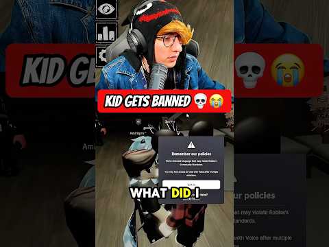 kid gets banned on roblox 💀😭
