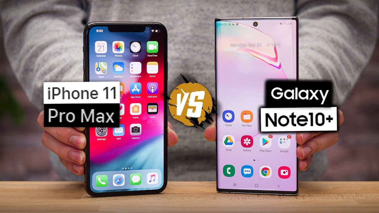 iPhone 11 Pro Max vs Samsung Galaxy Note 10+