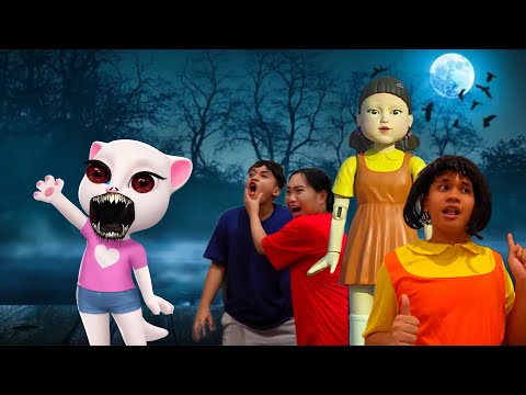 Squid Game: Talking Angela in Real Life (Jepoy Vlog)