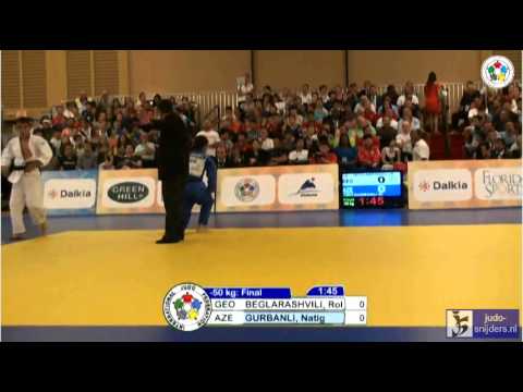 Judo 2013 Wold Championship Miami Cadets: Beglarashvili (GEO) - Gurbanli (AZE) [-50kg] final