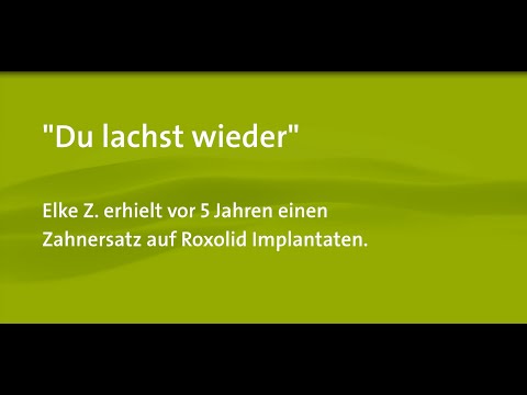 Straumann Patienteninterview: Patientin berichtet von 5 Jahren mit Zahnersatz auf Implantaten